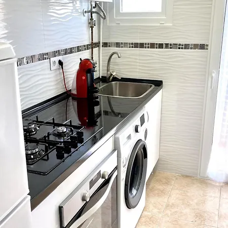 Apartbeach Bona Nova Junto Playa Y Climatizado Appartamento